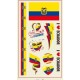 World Cup Team's Tattoo's - 10 Pack - Countries D - J