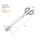 Scissor Food Tongs - Kitchen Utensil Tool 