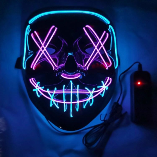LED Halloween Masks