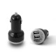 Dual Round Car Charger 2A