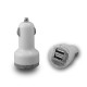 Dual Round Car Charger 2A