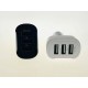 Curved Triple USB Car Charger 4.1A