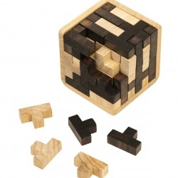 54 Piece T-Shape Magic Flight  Wooden Puzzle