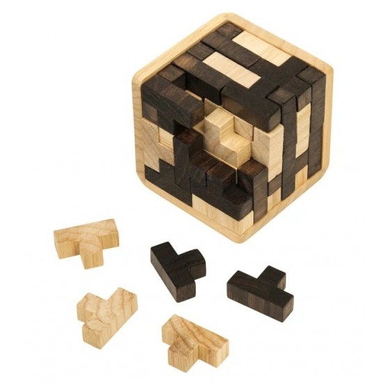 54 Piece T-Shape Magic Flight  Wooden Puzzle