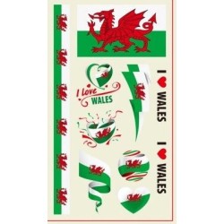 World Cup Team Tattoo's - 10 Pack - Countries S - W