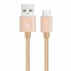 Nylon Braided Fast Charging USB Data Cable for Micro USB Wire Long 1M 2M 3M in 11 Colours   