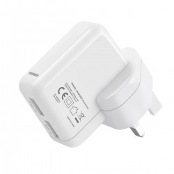 Dual USB Mains Charger 3.1A