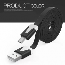 Flat Noodle Micro USB Data Cable 1m