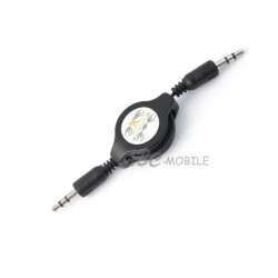 Retractable Audio 3.5 to 3.5 Jack Cable 