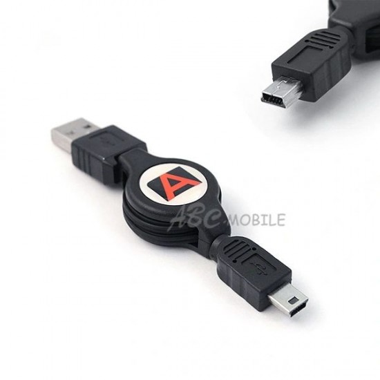 Retractable Audio 3.5 to 3.5 Jack Cable 