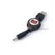 Retractable Audio 3.5 to 3.5 Jack Cable 