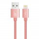 Nylon Braided Fast Charging USB Data Cable for iPhone 8 Pin Wire Long 1M 2M 3M in 11 Colours 