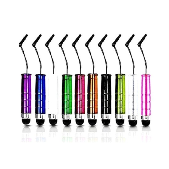 Mini Bullet Tablet Stylus Pen for Capacitive Touch Screen 10pcs/set 