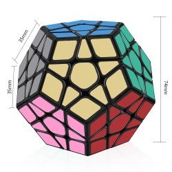 QIYI Magic Puzzle Cube 12 Surfaces Speed Megaminxed Cube with 3 Layers