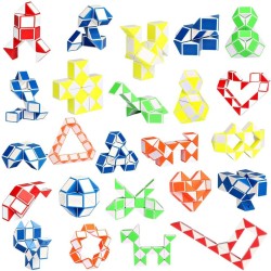Snake Magic Ruler Fidget Toys Puzzle Cube - 24 sections 