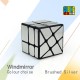 3x3 Windmirror Brushed Sticker Cube DIY Puzzle Toy