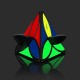 QiYi Clover Pyraminx Magic Speed Cube 