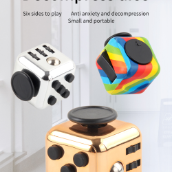 Fidget Cube Spinner Stress Relieving Sensory Finger Toy For Anxiety ADHD Autism 