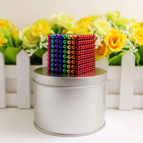 Coloured Magnetic Buckball - 5mm  (125pcs, 216pcs, 512pcs, 1000pcs )