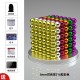 Coloured Magnetic Buckball - 5mm  (125pcs, 216pcs, 512pcs, 1000pcs )