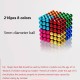 Coloured Magnetic Buckball - 5mm  (125pcs, 216pcs, 512pcs, 1000pcs )