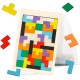 3D Wooden Russian Block Toys  Jigsaw Puzzles Game  