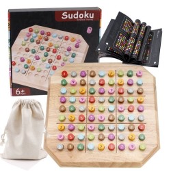 Colorful Wooden Sudoku Game