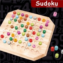 Colorful Wooden Sudoku Game