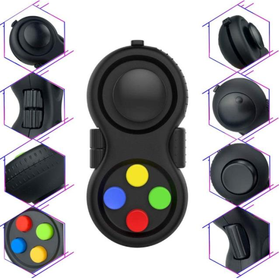 Controller Pad - Fidget Sensory Toy Game Pad Handheld Anxiety Autism ADHD Stress Relief