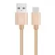 Nylon Braided Fast Charging USB Data Cable for Type-C Connector Wire 1M 2M 3M in 11 Colours   