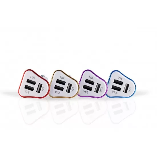 Triple USB Car Charger 4.1A