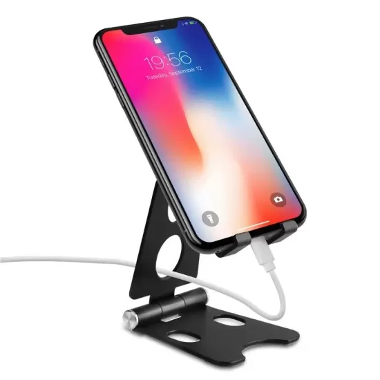 Foldable Aluminium Alloy Phone and Tablet Desktop Holder