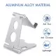 Foldable Aluminium Alloy Phone and Tablet Desktop Holder