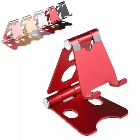Foldable Aluminium Alloy Phone and Tablet Desktop Holder