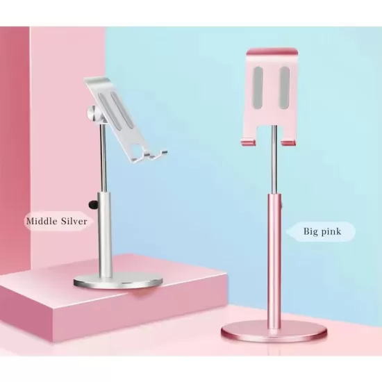 Universal Stand Adjustable Height Desktop Holder for iPads, Tablets & Mobiles