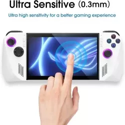 2pcs Handheld Console Screen Protector Tempered Glass for ASUS ROG Ally (2023) 