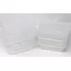 Heavy Duty Plastic Food Containers with Lids  - 500ml - Case of 250