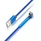  Fast Charging Fabric Braided USB Data Cable with Stand Holder Function for iPhone 8 Pin Android and Type-C in 3 colours