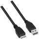 USB 3.0 A Male to Micro B Cable Compatible with Samsung Galaxy S5/Note 3/Note Pro 12.2 and Hard Disk Drives 