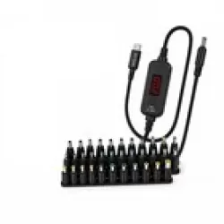 AMEEGO USB-C PD to DC Power Cable 100W – 5.5 x 2.5mm Adjustable DC Power Trigger Cables with34 Universal DC Adapter Tips (Dell Edition + 2 Dell Smart Pin Adapters)