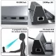 7 in 1 USB C Aluminum Docking Station with 4K HD USB3.0 PD Charge 1000M for Mobile Switch Steam Deck 