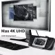 7 in 1 USB C Aluminum Docking Station with 4K HD USB3.0 PD Charge 1000M for Mobile Switch Steam Deck 