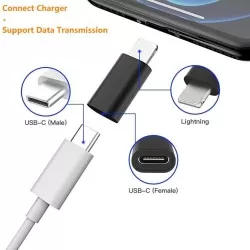 8 Pin (Male) to Type-C (Female) Adaptor