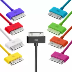 Data Cable for iPhones 3G/3GS/4G/4GS - iPad 1/2/3 - iPod Touch/Nano - 30 Pin 