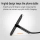  Fast Charging Fabric Braided USB Data Cable with Stand Holder Function for iPhone 8 Pin Android and Type-C in 3 colours