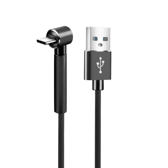 Fast Charging Fabric Braided USB Data Cable with Stand Holder Function for iPhone 8 Pin Android and Type-C in 3 colours