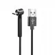  Fast Charging Fabric Braided USB Data Cable with Stand Holder Function for iPhone 8 Pin Android and Type-C in 3 colours