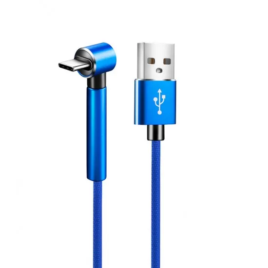  Fast Charging Fabric Braided USB Data Cable with Stand Holder Function for iPhone 8 Pin Android and Type-C in 3 colours