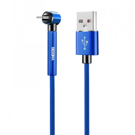  Fast Charging Fabric Braided USB Data Cable with Stand Holder Function for iPhone 8 Pin Android and Type-C in 3 colours