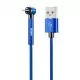  Fast Charging Fabric Braided USB Data Cable with Stand Holder Function for iPhone 8 Pin Android and Type-C in 3 colours